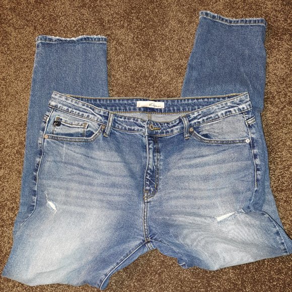 Kancan Los Angeles Estilo Distressed Destroyed Skinny Jean size 15 - Picture 9 of 12